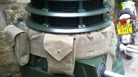 Dr Who Dalek British Army World War II 2 Full Size Victory Of The Daleks replica!
