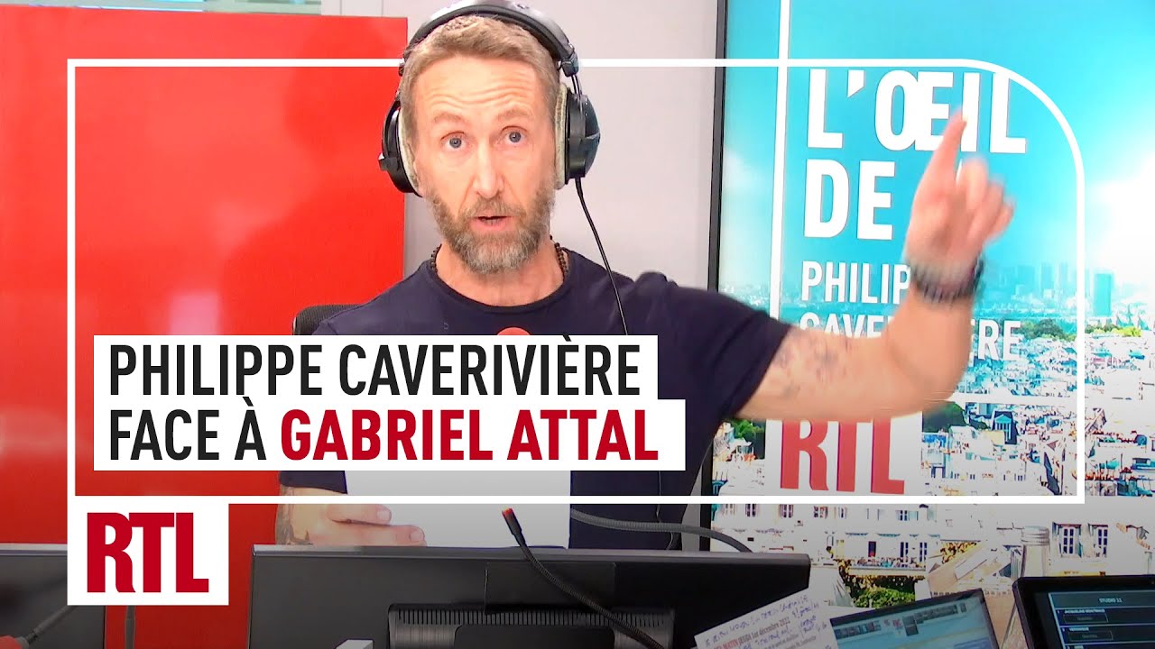 Philippe Caverivière face à Gabriel Attal