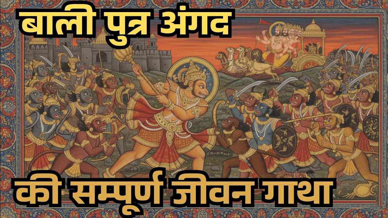 किष्किंधा के युवराज अंगद  राम रावण युद्ध के महायोद्धा की निष्ठा और साहस की कहानी | Ramayan #ramayan