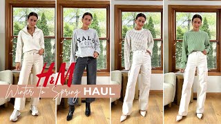 H&amp;M Winter to Spring Try On Haul 2023 | new arrivals