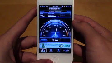 iPhone 4S Demo: FASTER AT&T Speeds (HSPA+ Network Test)
