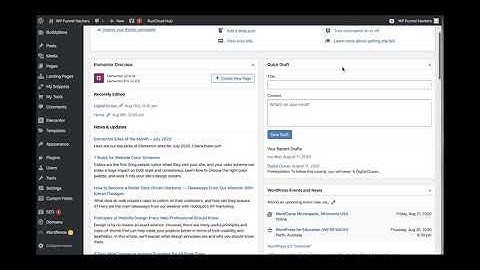 Remove WordPress Dashboard Widgets