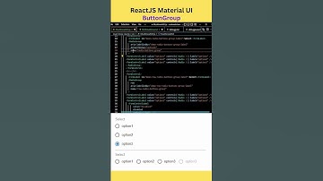 Must Know #react material UI ButtonGroup concept #shorts #hindi