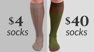 $4 vs. $40 Socks: Which is the Better Value?