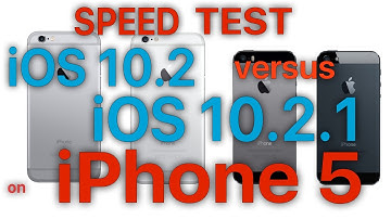 iPhone 5 : iOS 10.2 vs iOS 10.2.1 Final Speed Test Build # 14D27