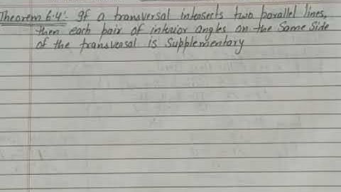 Theorem 6.4, Ch-6, Lines & Angles, Class 9th Math, NCERT