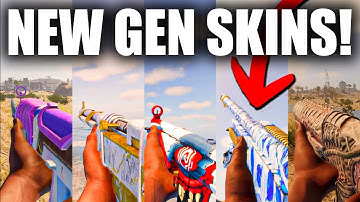 NEW GEN SKINS! AK47, MP5 Graphics Showcase & MORE! - Rust Console New Gen Edition