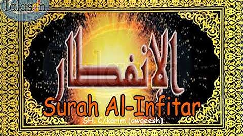 082 Surah Al-Infitar - Cabdikariim Aw Geesh ^ الشيخ عبد الكريم - سورة الانفطار