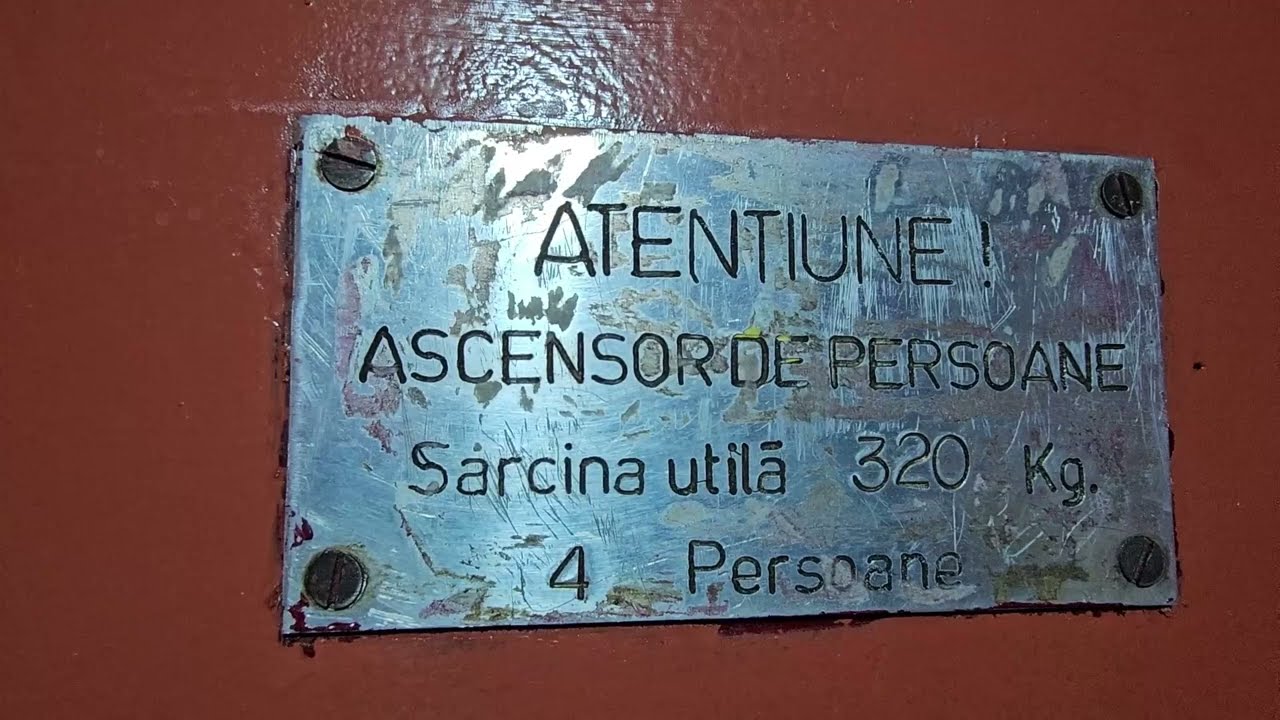 2x Vintage Ascensorul București Lifts & one awesome Vintage Schindler@ Bd Magheru 20 Bucharest