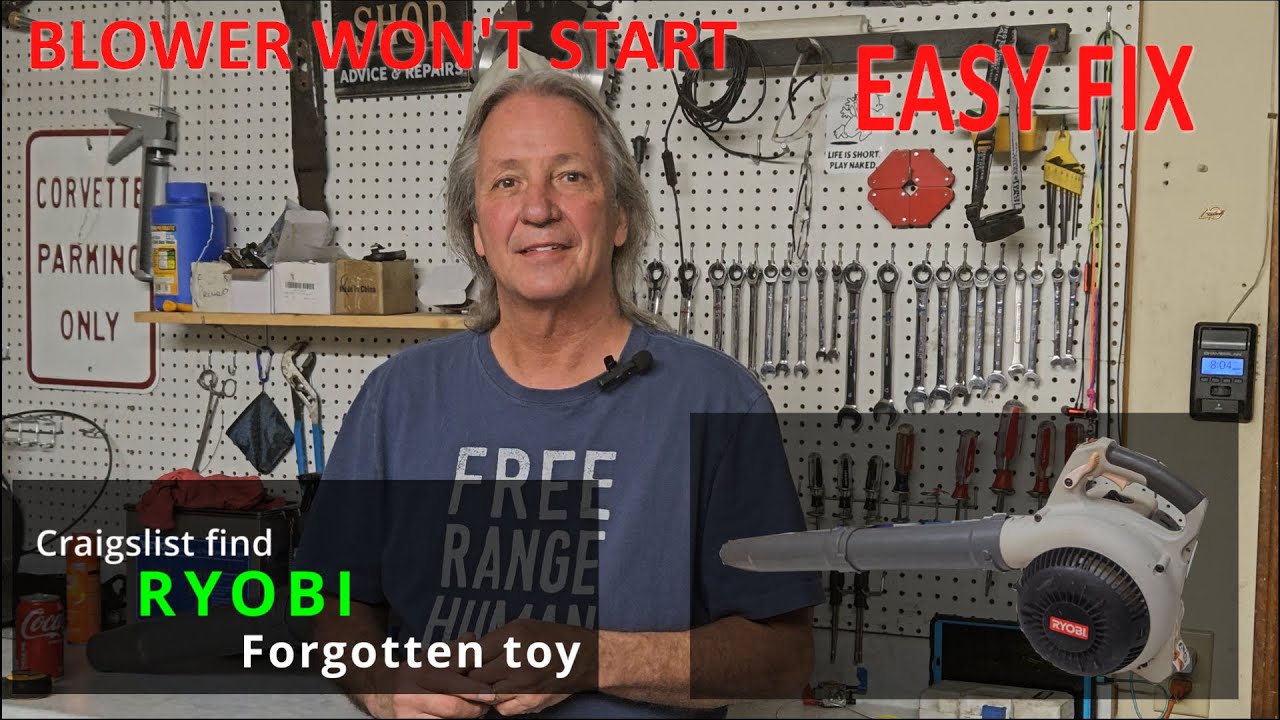 Ryobi won't start after sitting a while(years). Can we fix it? Oh yeah