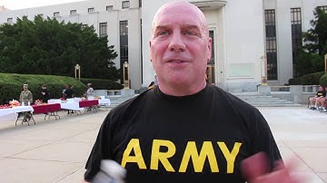 Twenty-two push-up challenge accepted at Walter Reed