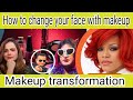 How to change your face with makeup.Transformation makeup  #getupguru imran nawab.