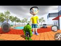 Giant Nobita vs Hulk 😲 Indian Bike Driving 3D Gameplay 