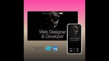 🎥 Responsive Portfolio Project: Dark Portfolio | Next.js 15 + TypeScript + Tailwind CSS