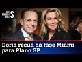 Doria desiste de Natal e Ano Novo em Miami