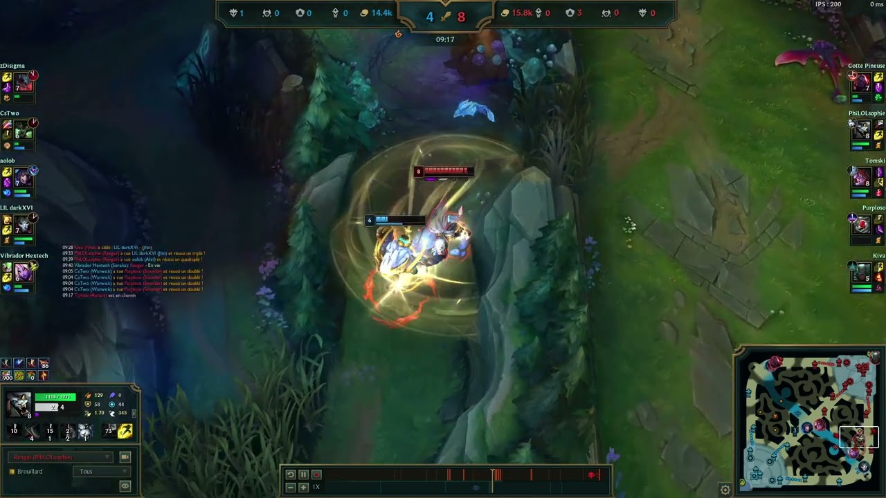 PhiLOLsophie / plat 4 / 1 vs 4 rengar