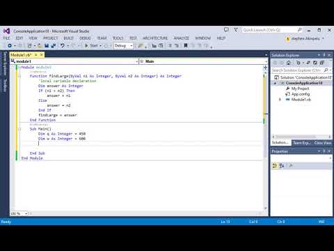 VB.Net - Functions