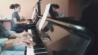 The Magic Man(+2nd piano) #piano #duo #Lessonbook1B