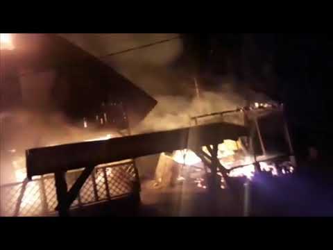 Cabană turistică din zona Coada Lacului (Remeți), distrusă într-un incendiu devastator
