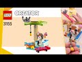 LEGO Cat with a Spinning Wheel &amp; Skateboard (31155) from Creator Hamster Wheel | Review | TBBR