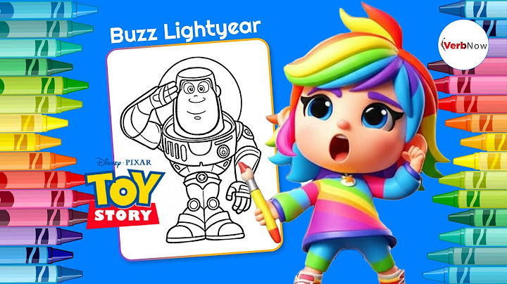 Coloring Buzz Lightyear | Toy Story Coloring Pages Fun!