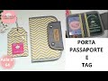 Porta Passaporte e Tag