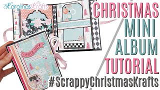 Xmas Mini Album Tutorial for 6x6 Paper Pads Collab w/ @letsgetscrappy2654 #ScrappyChristmasKrafts