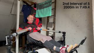 BIOROWER Rowing: 5 x 2000m, 500m, 2000m - 20260321