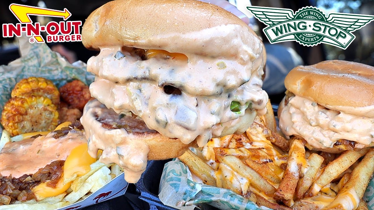 IN N OUT & WINGSTOP MUKBANG