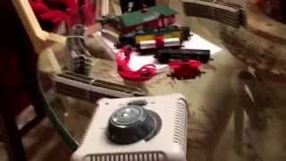 Bachmann N scale trailblazer set opening and review and running