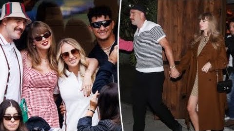 Taylor Swift And Travis Kelce Hold Hands After Double Date With Patrick And Brittany Mahomes In NYC