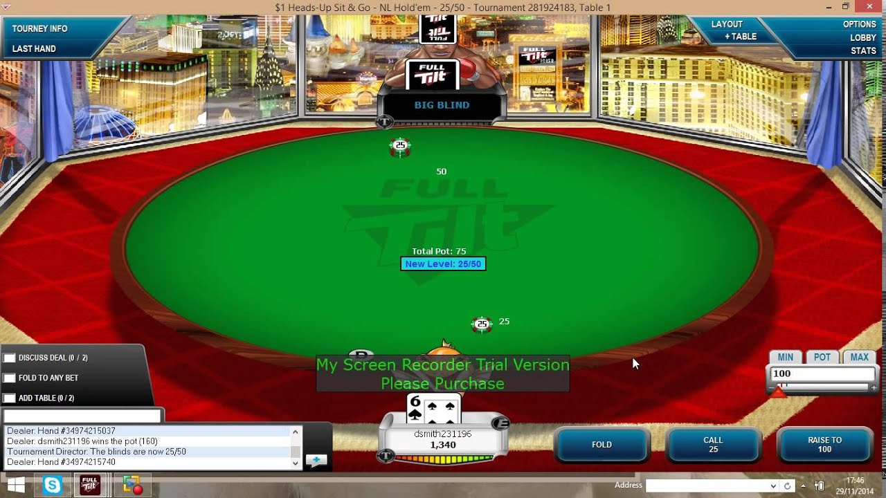 Full Tilt Poker Sit and Go 1 YouTube