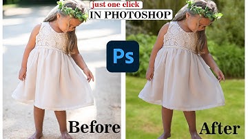 Photoshop Change background in One minute // DSLR effect in just one Minute // background change