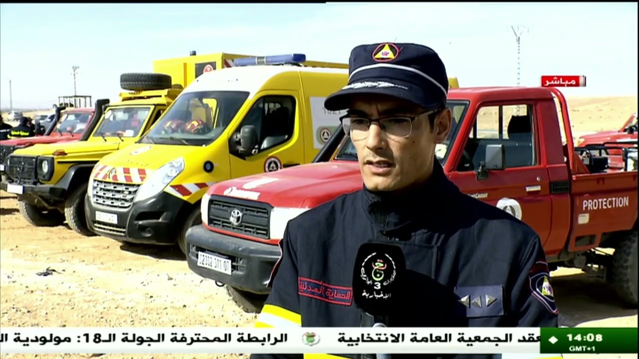 تفعيل مخطط تنظيم النجدة لولاية بسكرة تحاكي وقوع فيضان 2024