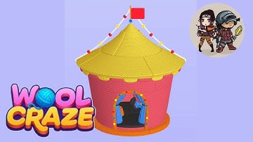 Wool Craze Puzzle level 88 Tent | Mobile Gameplay Walkthrough |