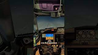 Rainy landing with low visibility #msfs #landing