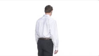 IZOD - Long Sleeve Multi Stripe Button Down SKU