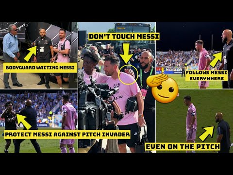 ???? Messi Personal Bodyguard Follows Him Everywhere Even on the Pitch | ???? Messi Bodyguard Is Navy SEAL