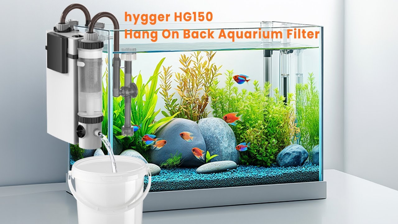 hygger HG150 Hang On Back Aquarium Filter