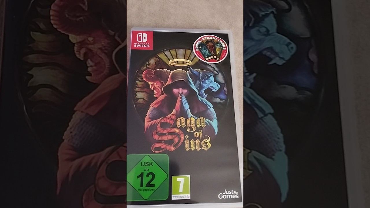 Unboxing Saga of Sins switch 