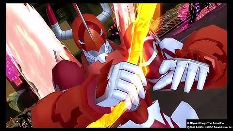 ShineGreymon Burst Mode Digivolution - Digimon Story Cyber Sleuth