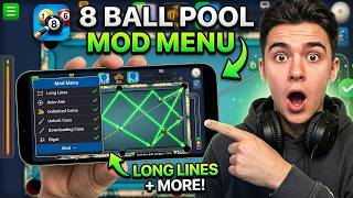 🔴 8 BALL POOL MOD MENU 2026 ✅ Long Lines, MegaPower & Unlimited Money in 8 Ball Pool (Android/iOS) screenshot 2