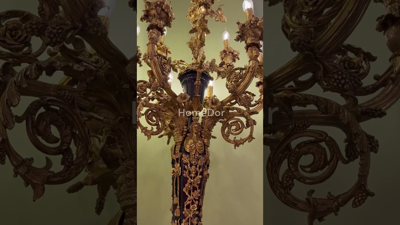 HomeDor × FH&Home | Aurelian Candelabra Neo-Baroque Table Lamp