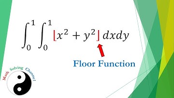 Double Integral on a Floor Function, Integrate Floor(x^2+y^2)