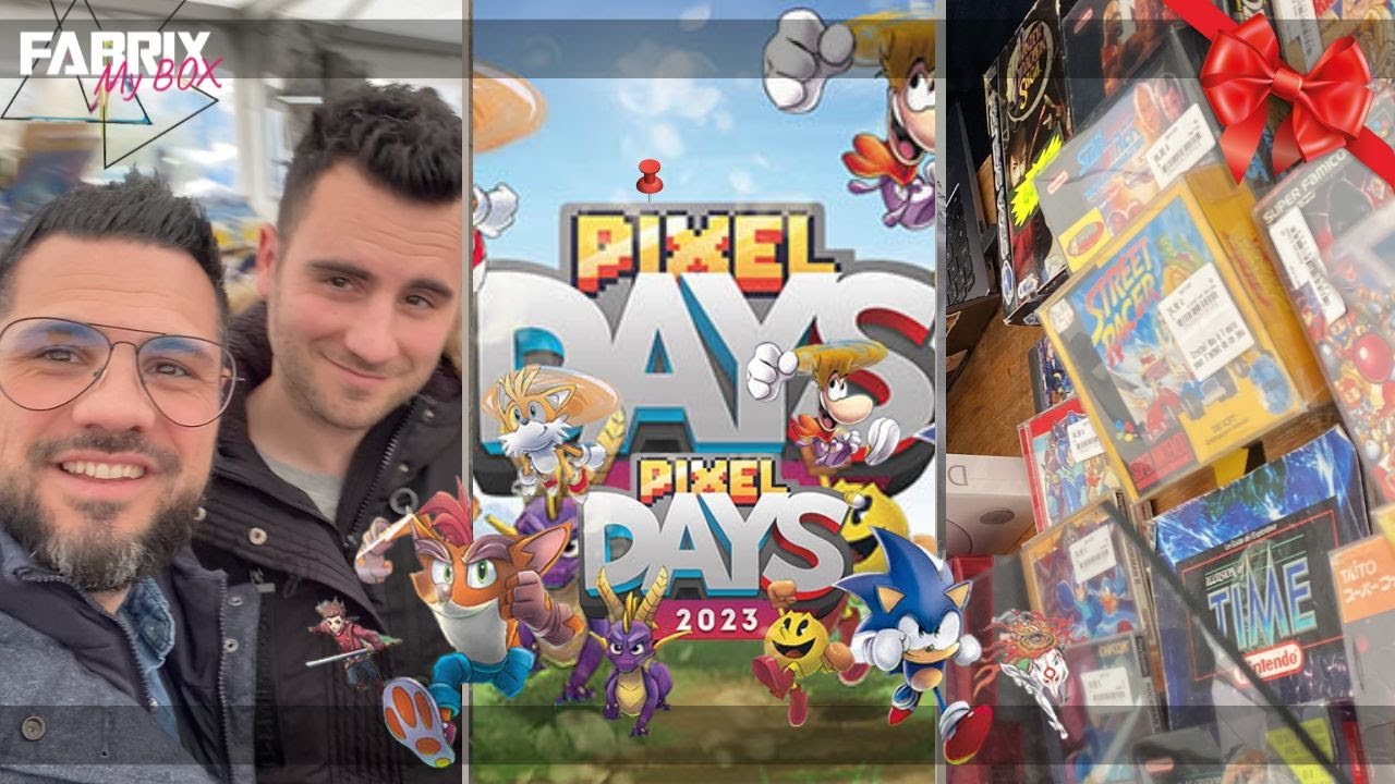 PIXEL DAYS 2023 - PLUS GRANDE BOURSE GEEK D’EUROPE ? PASSAGE OBLIGÉ ! VIDÉO EN LONG ET EN LARGE !!!