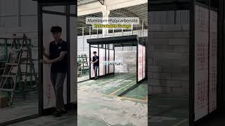 Aluminumpolycarbonate Retractable Garage