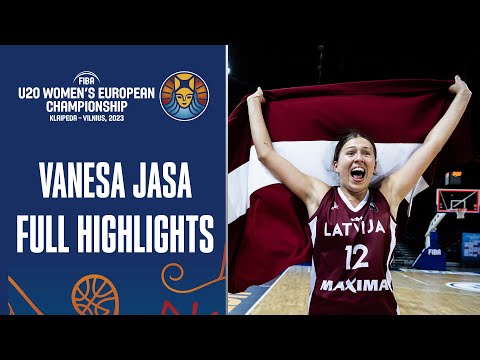 Vanesa Jasa | Latvia   | Full Highlights from #FIBAU20Europe