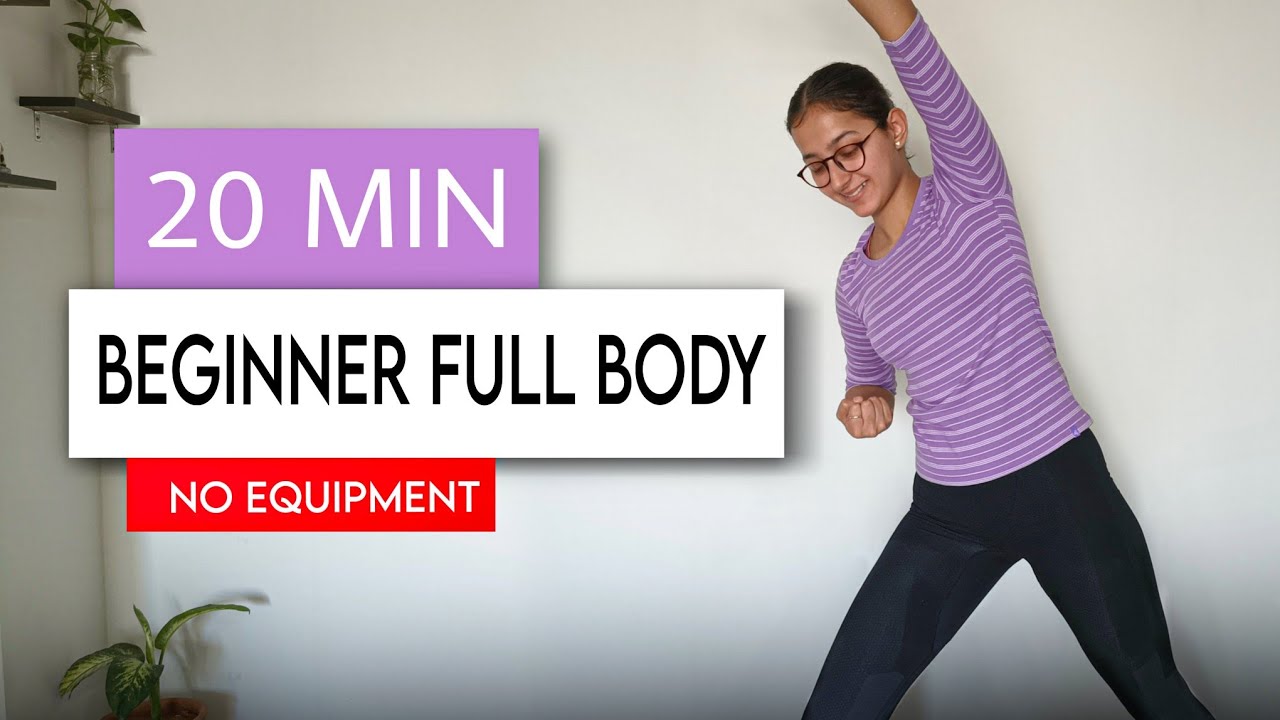 20 min Fat Burning Workout for BEGINNERS (No Equipment, Achievable ...