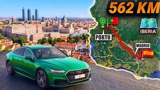 Audi A7 Sport Realistic Car Driving: Porto to Madrid (IBERIA) | POV ETS 2