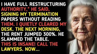 I HAVE FULL RESTRUCTURING AUTHORITY," HE SAID, SIGNING MY TERMINATION PAPERS WITHOUT READING THEM. I